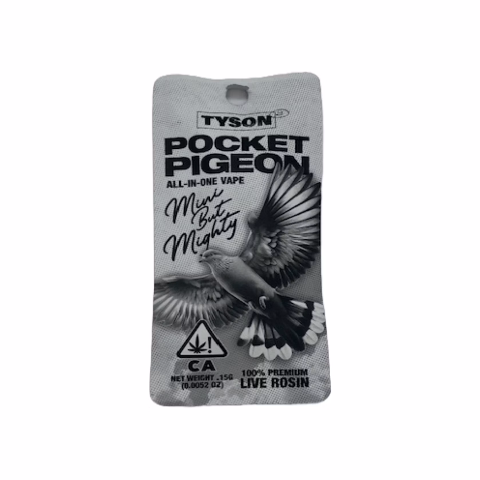 Tyson 2.0 - .15g Pocket Pigeon Live Rosin AIO - P.B.B